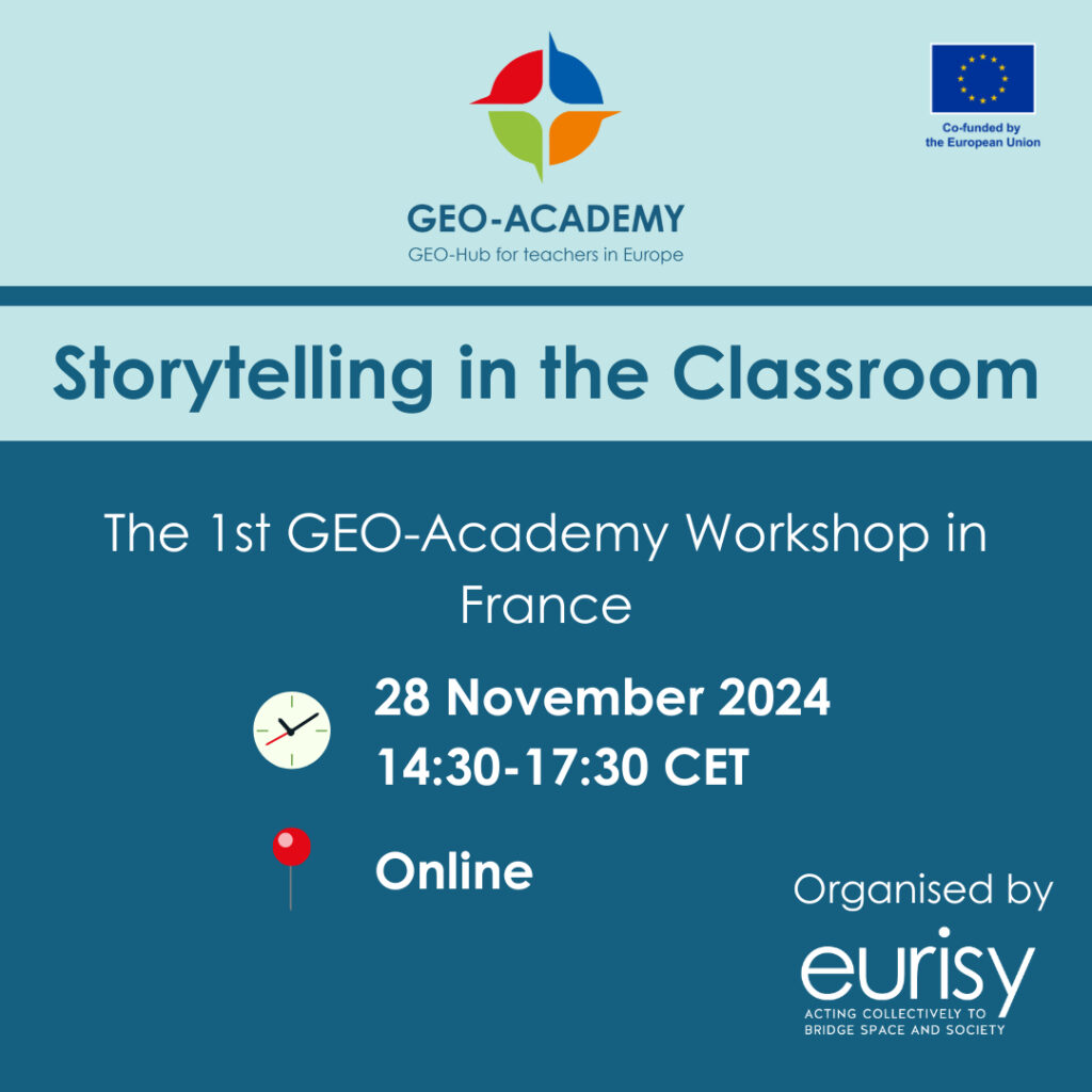 Storytelling in the Classroom - 1st GEO-Academy workshop in France