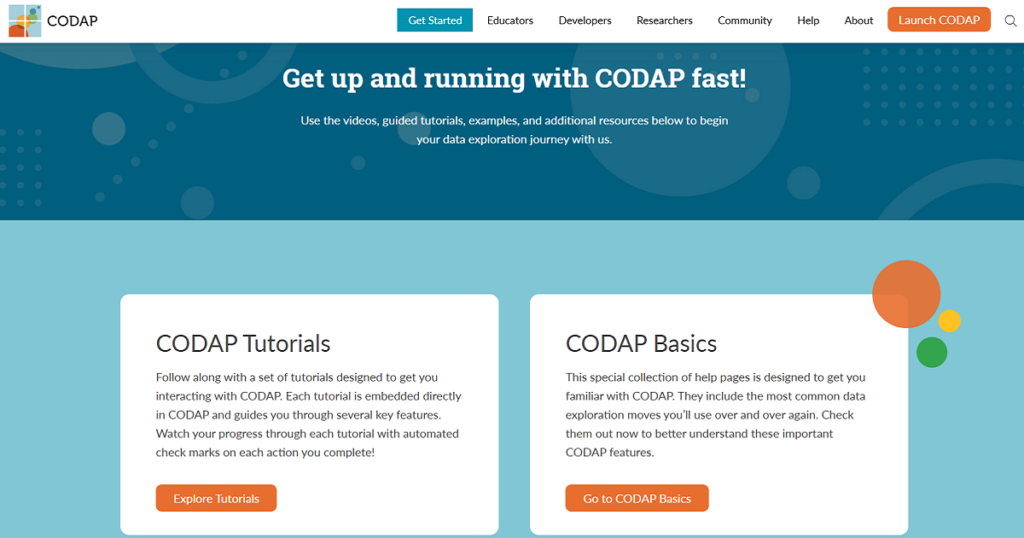 CODAP (Common Online Data Analysis Platform)