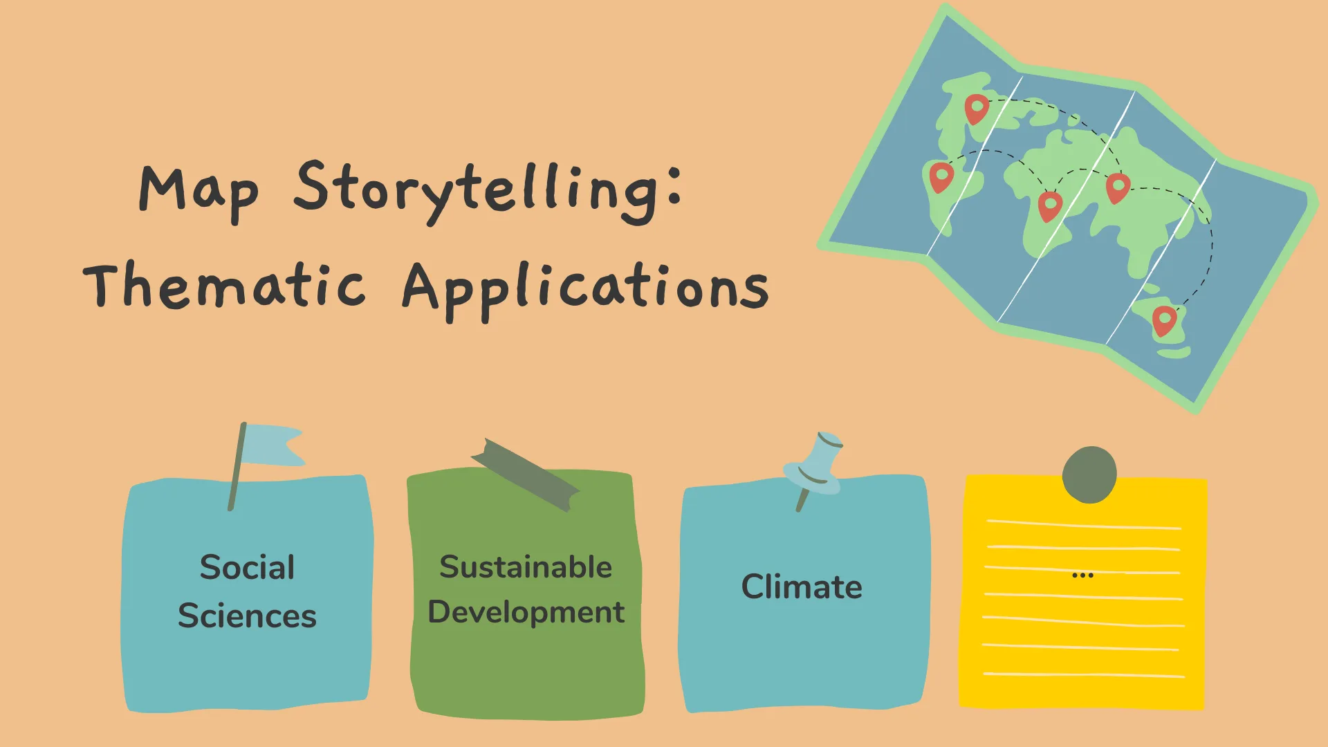 Map Storytelling: Examples and thematic applications for the classroom